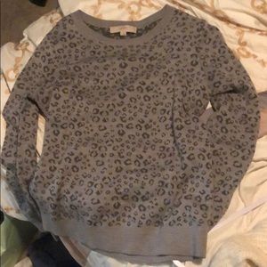 Oversized leopard sweater